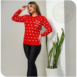 بلوز قلب قلبی رنگی