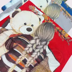 تیشرت دختر گیسو و خرس