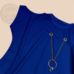 شومیز سرشانه باز گردنبنددار