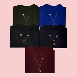 شومیز سرشانه باز گردنبنددار