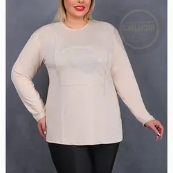 بلوز ویسکوز گل و پر