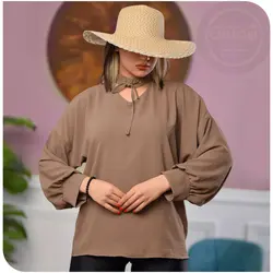 شومیز استایل آزاد یقه بندی