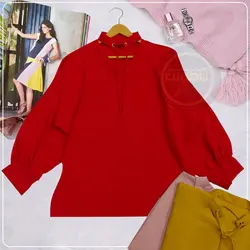 شومیز استایل آزاد یقه بندی