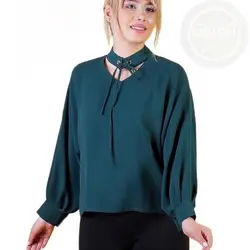 شومیز استایل آزاد یقه بندی