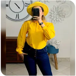 شومیز مجلسی یقه چین دار