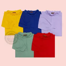 شومیز مجلسی یقه چین دار