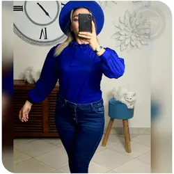 شومیز مجلسی یقه چین دار