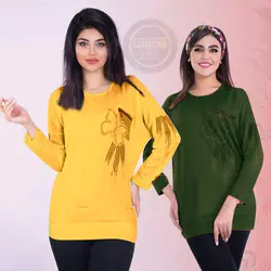 تونیک مجلسی نگین دار طرح زیپ