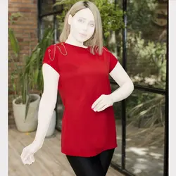 شومیز سرشانه زنجیر