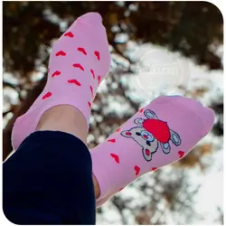 جوراب مچی خرس و قلب