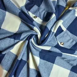 تونیک چهارخانه زیپدار