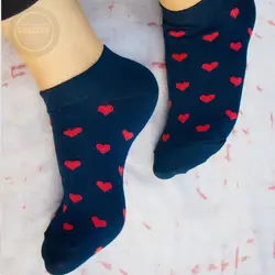 جوراب طرح قلبی