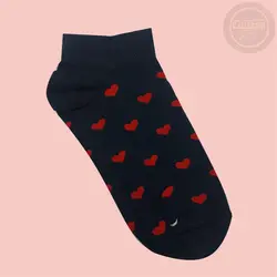 جوراب طرح قلبی