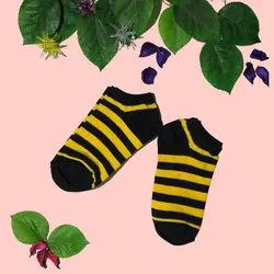 جوراب طرح زنبوری راه راه