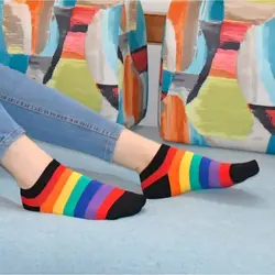 جوراب مچی رنگین کمان