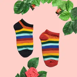 جوراب مچی رنگین کمان