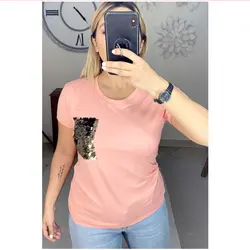 تیشرت جیب پولکی