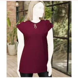 شومیز سرشانه دکمه دار