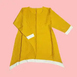 مانتو جلو بسته پایین هلالی