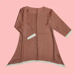 مانتو جلو بسته پایین هلالی