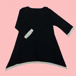 مانتو جلو بسته پایین هلالی