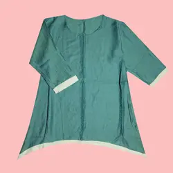 مانتو جلو بسته پایین هلالی