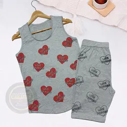 تاپ و شلوارک قلب