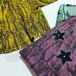 تونیک مجلسی سایز بزرگ طرح ستاره