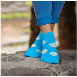 جوراب مچی طرح گل بابونه