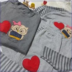 بلوز و شلوار جغد قلبی