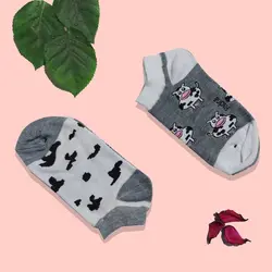 جوراب مچی طرح گاو