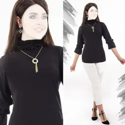 شومیز گردنبنددار