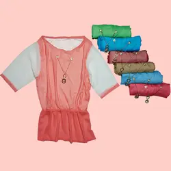 شومیز حریر پلاک دار