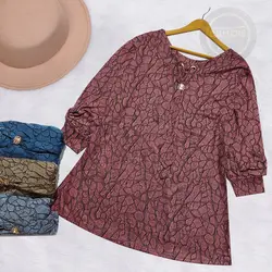 تونیک مجلسی سایز بزرگ کراواتی