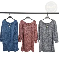 تونیک مجلسی سایز بزرگ کراواتی