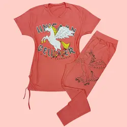 ست تیشرت و شلوار اسب بالدار