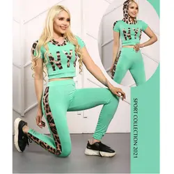 ست نیمتنه و ساپورت nyc پلنگی