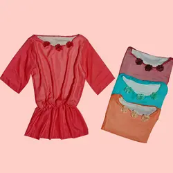 شومیز حریر شکوفه