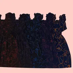 پیراهن عروسکی رخ