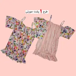 شومیز مجلسی طرحدار سایزبزرگ