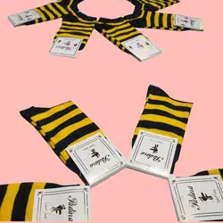 جوراب طرح زنبوری راه راه