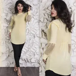 شومیز آستین فانوس، سرشانه پیلی