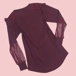 شومیز آستین فانوس، سرشانه پیلی