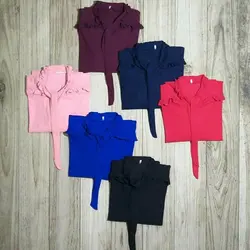 شومیز مجلسی کراواتی، سینه پیلی دار