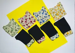 ست تیشرت و شلوارک چپ و راستی کمربند دار