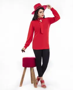 شومیز کراواتی پیش درز دار