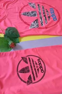 تاپ شلوارک چاپ Adidas