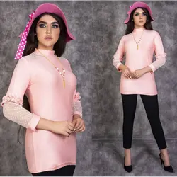 شومیز آستین تور