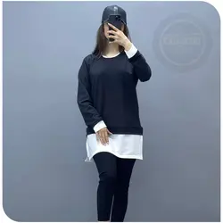 بلوز گلکسی پایین سفید