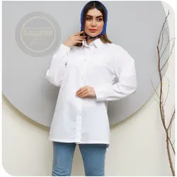 شومیز جلو دکمه سفید